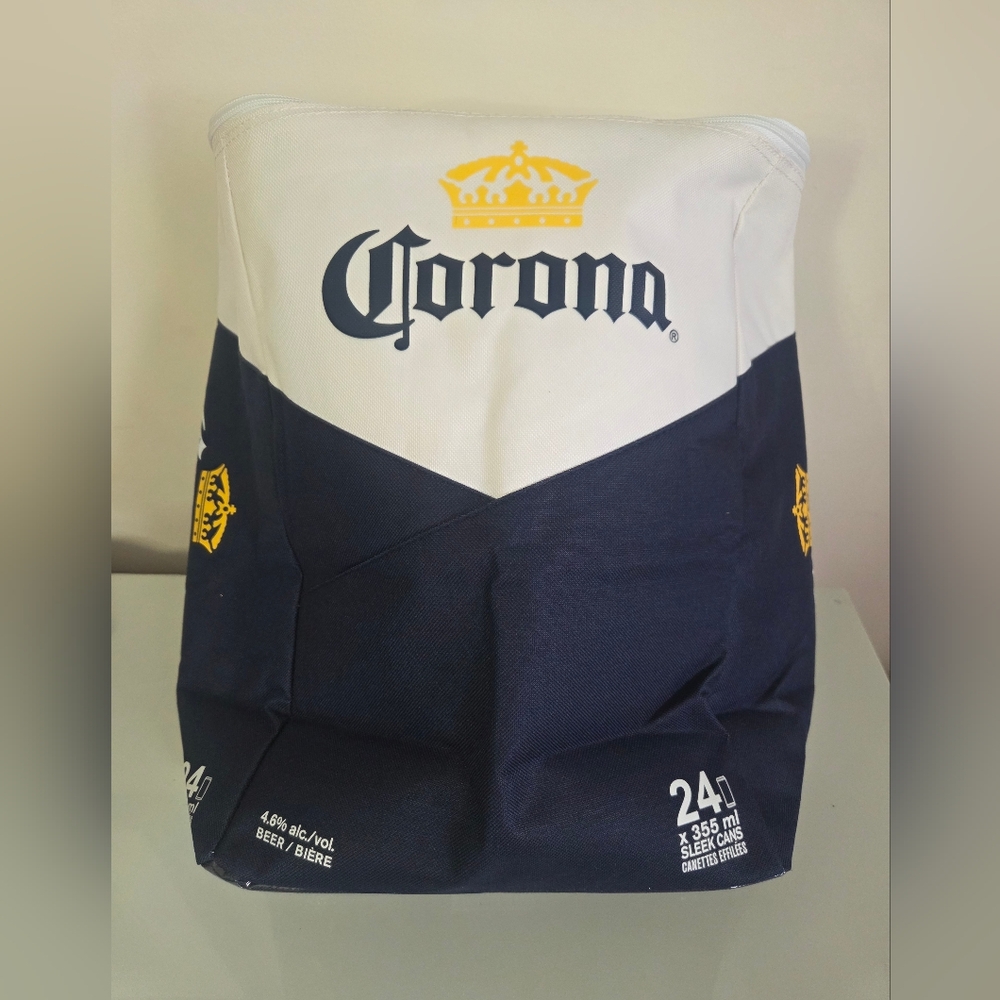 Corona Logo Insulated Backpack Holds 24 Cans NWOT